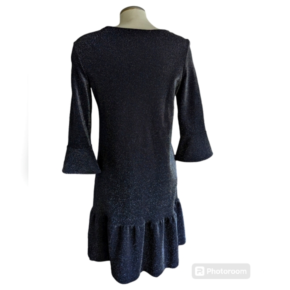 Esprit sparkly party dress, size medium LBD with ruffles - Picture 4 of 8